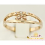 Золотое кольцо 585 проба. Женское Кольцо с красного золота, 11129 , Gold & Silver Gold & Silver, Украина